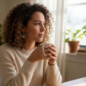 Handmade Bohemian Disc Earrings with Turquoise Beads